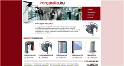 Desktop Screenshot of forgovilla.hu